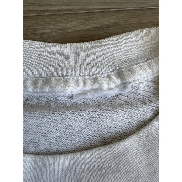 VINTAGE Alabama Fan Club Shirt Mens Small / Womens M White 90s Single Stitch Tee - Picture 3 of 10
